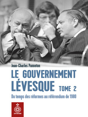 cover image of Gouvernement Lévesque, tome 2 (Le)
